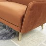 Tamar 3 Seater Sofa in Burnt Orange