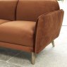 Tamar 2 Seater Sofa in Burnt Orange