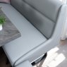 Woods Jupiter 180cm Dining Table & LHF Corner Bench with Flat Bench in Light Grey