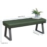 Woods Rubix Low Bench in Olive