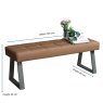 Woods Rubix Low Bench in Tan