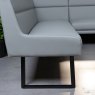Woods Jupiter Corner Bench in Light Grey RHF
