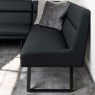 Woods Jupiter Corner Bench in Black LHF