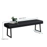 Woods Jupiter Flat Bench in Black
