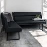 Woods Jupiter Corner Bench in Black RHF