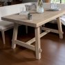 Woods Hampton 150cm Dining Table & Hampton Corner Bench in Beige - LHF