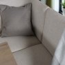 Woods Hampton 150cm Dining Table & Hampton Corner Bench in Beige - LHF