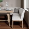 Woods Hampton 150cm Dining Table & Hampton Corner Bench in Beige - LHF
