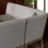 Woods Hampton 150cm Dining Table & Hampton Corner Bench in Beige - RHF