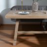 Woods Hampton 150cm Dining Table & Frampton Corner Bench in Anthracite - LHF