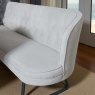 Woods Hampton 150cm Dining Table & Frampton Corner Bench in White - RHF