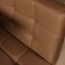 Saturn 135cm Dining Table Dark Grey & Rubix Corner Bench in Tan