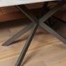 Saturn 135cm Dining Table White & Rubix Corner Bench in Tan