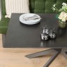 Woods Saturn Dining Table 135cm in Dark Grey