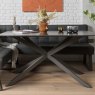 Woods Saturn Dining Table 150cm in Dark Grey