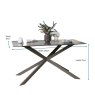 Woods Saturn Dining Table 150cm in Dark Grey