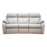 G Plan G Plan Kingsbury 3 Seater Double Power Recliner Curved Sofa with Headrest & Lumbar