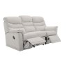 G Plan G Plan Malvern 3 Seater Double Manual Recliner Sofa with 3 Cushions