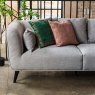 Woods Langdale 3 Seater Sofa in Silver