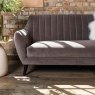 Woods Borough 3 Seater Sofa in Taupe Velvet