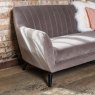 Woods Borough 3 Seater Sofa in Taupe Velvet