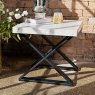 Woods Jupiter Marble Effect Lamp Table