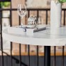 Woods Jupiter Marble Effect Bar Table