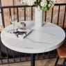 Woods Jupiter Marble Effect Bar Table
