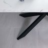 Woods Jupiter 180cm Dining Table - Marble - With Sloane Corner & Low Bench