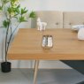 Woods Jupiter 150cm Dining Table - Smoked Oak - With Sloane Corner Bench