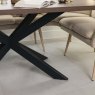 Woods Jupiter 180cm Dining Table - Dark Oak - With Sloane Corner Bench