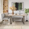 Neptune 150cm Dining Table with RHF Corner Bench - Misty