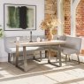 Woods Neptune 150cm Dining Table with LHF Corner Bench - Misty