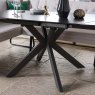 Woods Saturn Dark Grey Motion Table with RHF Frampton Corner Bench - White