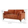 Woods Hartpury 2 Seater Sofa in Rust