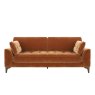 Hartpury 3 Seater Sofa in Rust