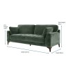 Woods Hartpury 3 Seater Sofa in Green