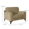 Hartpury Armchair in Taupe