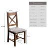 Woods Ledbury Cross Back Dining Chair (Set of 2)