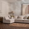 Woods Zoe Corner Sofa in Natural Chenille