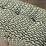 Woods Hartpury Storage Ottoman in Green Maze