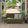 Willow 2 Seater Loveseat in Olive Green