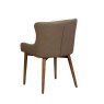 Woods Lucca Dining Chair Dark Oak Leg - Taupe