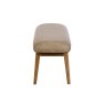 Woods Lucca Low Bench Dark Oak Leg  - Taupe