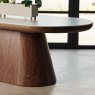 Woods Sutton Oval Coffee Table in Walnut