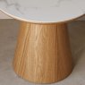 Woods Sutton Round Lamp Table in Ash