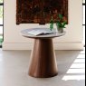 Sutton Round Lamp Table in Walnut