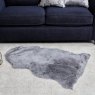 New Zealand Small Grey Sheepskin Rug - 60cm x 95cm