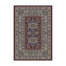 Da Vinci Red and Blue Patterned Rug