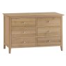 Trento Oak 6 Drawer Chest